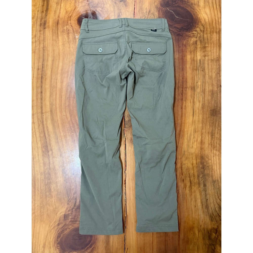 Prana Halle Straight Women's Hiking Pants 4 Nylon Low Rise Standard Short ZZ19 - Picture 5 of 6